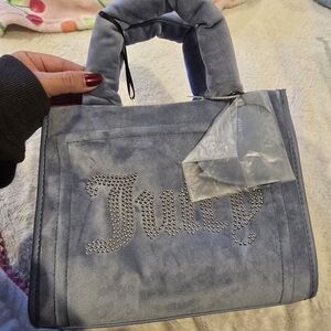 Juicy Couture Slate Blue Big Spender Mini Tote